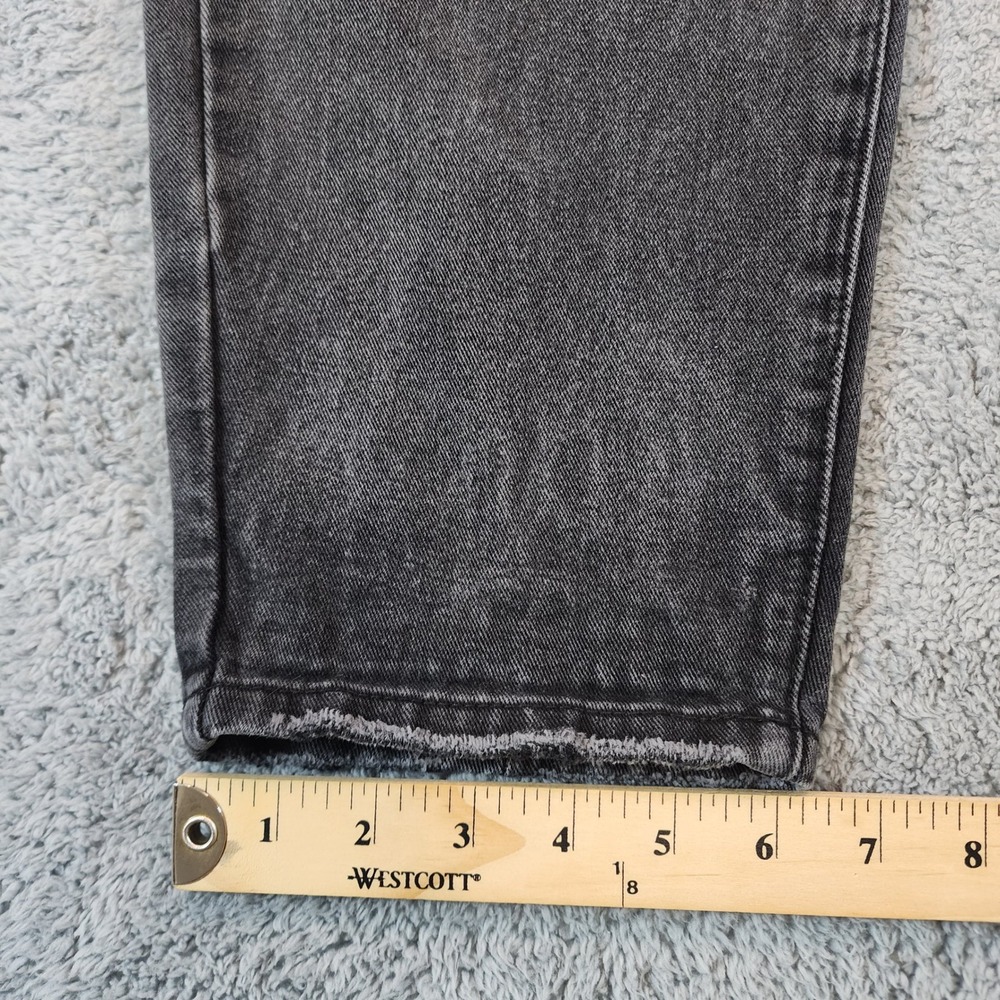 Barrel High Rise Jeans Womens Size 27 Black Curved Leg Loose Baggy Blue Savvy - Picture 9 of 10